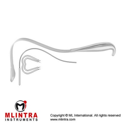 Harrington Retractor Stainless Steel, 31.5 cm - 12 1/2" Blade Size 137 x 44 mm